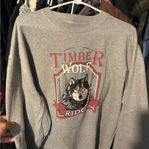 Gray Timber Wolf Ridge Sweatshirt